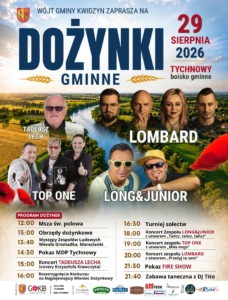 dozynki gminne tychnowy kwidzyn 29 08.2026 program plakat