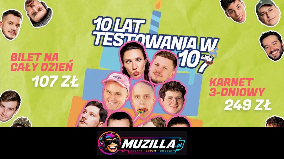 10 lat testowania w 107 I SOBOTA 22.08 I DZIEŃ 2 — Gdańsk — 22 sierpnia 2026
