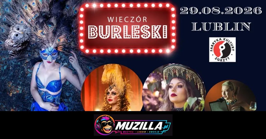 Burleska by Rose de Noir w Fabryce Kultury Zgrzyt — Lublin — 29 sierpnia 2026