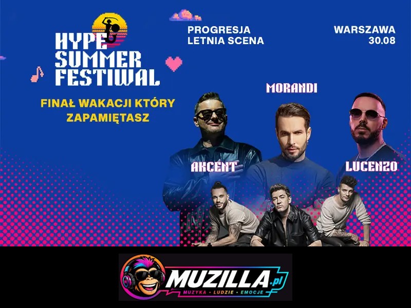 Hype Summer Festiwal 2026 – Impreza z lat 2000, której nie zapomnisz! — Warszawa — 30 sierpnia 2026