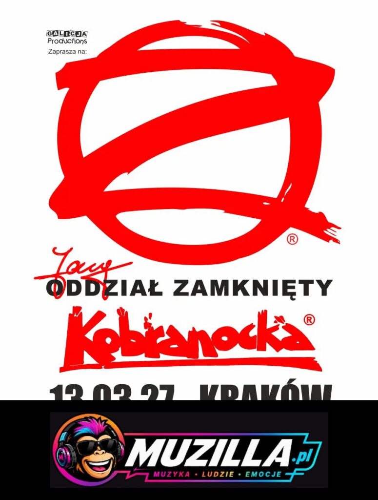 Jary – Odział Zamknięty + KOBRANOCKA | KRAKÓW | 13.03.2027 | KLUB KWADRAT — Kraków — 13 marca 2027