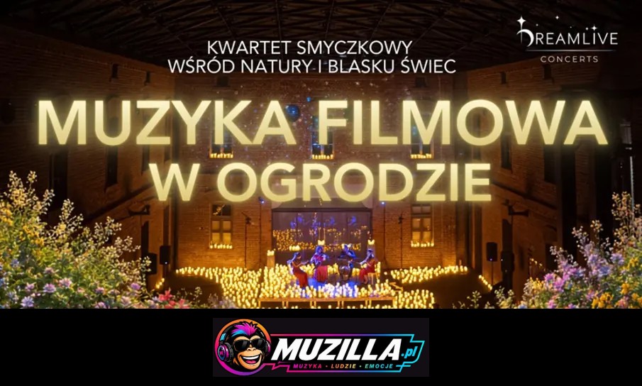 Koncert plenerowy przy świecach: Muzyka FILMOWA w Ogrodzie — Kraków — 22 sierpnia 2026