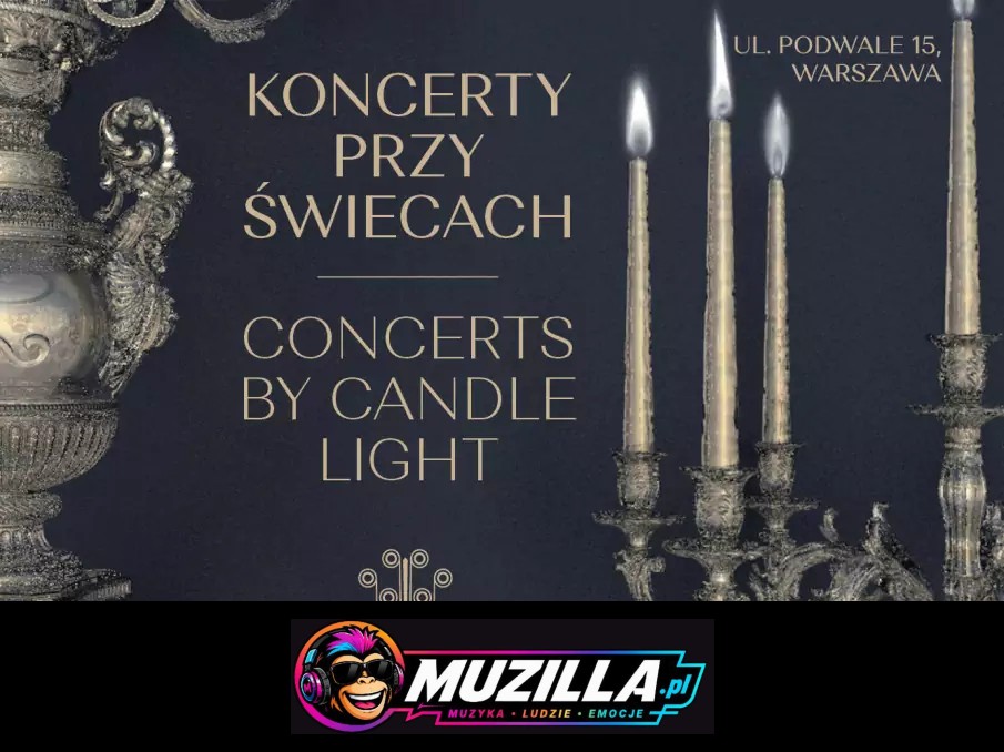 Koncert Przy Świecach w Sali Koncertowej Fryderyk — Warszawa — 20 sierpnia 2026