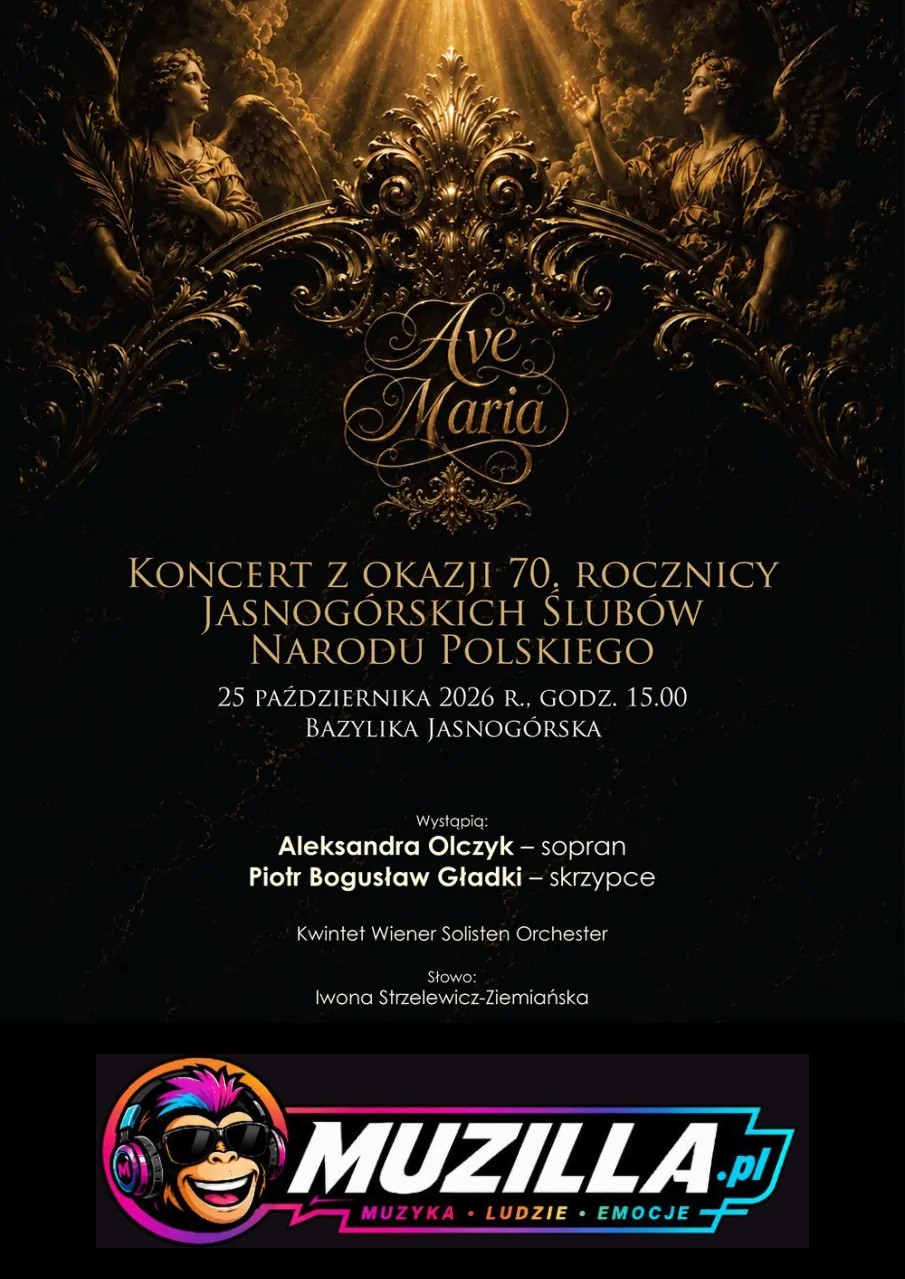 Koncert z okazji 70. rocznicy Jasnogórskich Ślubów Narodu Polskiego — Częstochowa — 25 października 2026