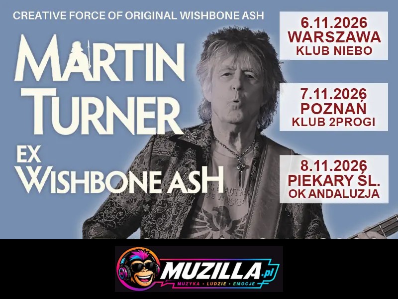 Martin Turner ex-Wishbone Ash – Two Eras Tour — Poznań — 7 listopada 2026