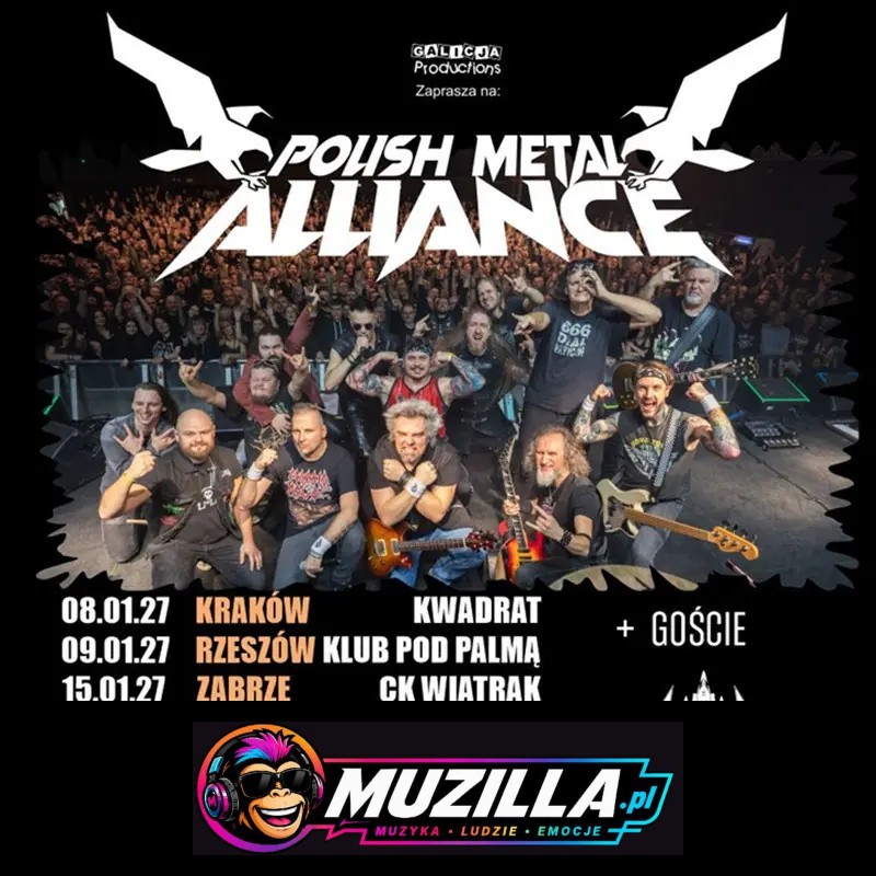 Polish Metal Alliance + goście Aquilla — Poznań — 23 stycznia 2027