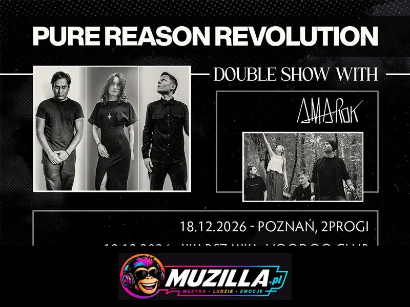 Pure Reason Revolution double show with Amarok — Kraków — 20 grudnia 2026