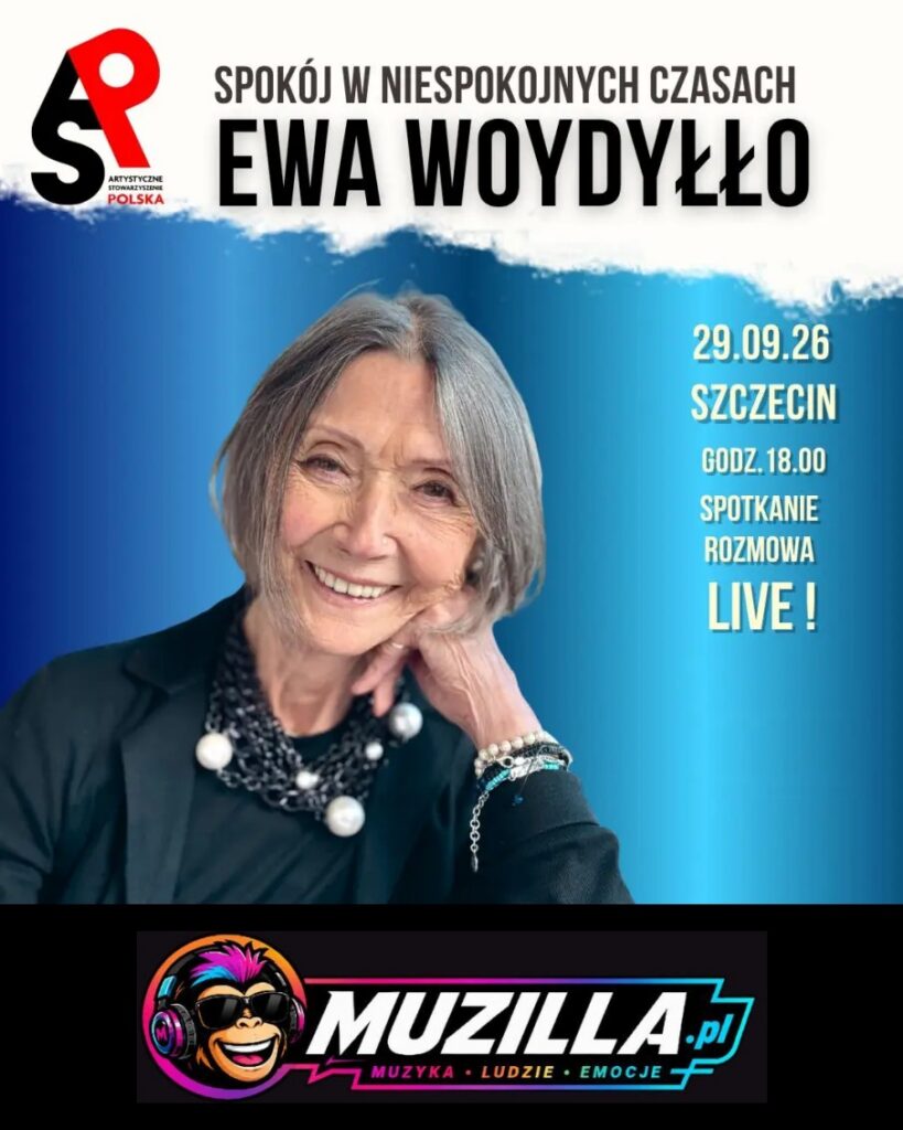 „Spokój w niespokojnych czasach” – spotkanie autorskie z dr Ewą Woydyłło — Szczecin — 29 września 2026