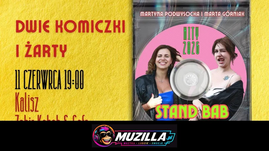 STAND BAB czyli dwie komiczki i żarty — Kalisz — 22 października 2026