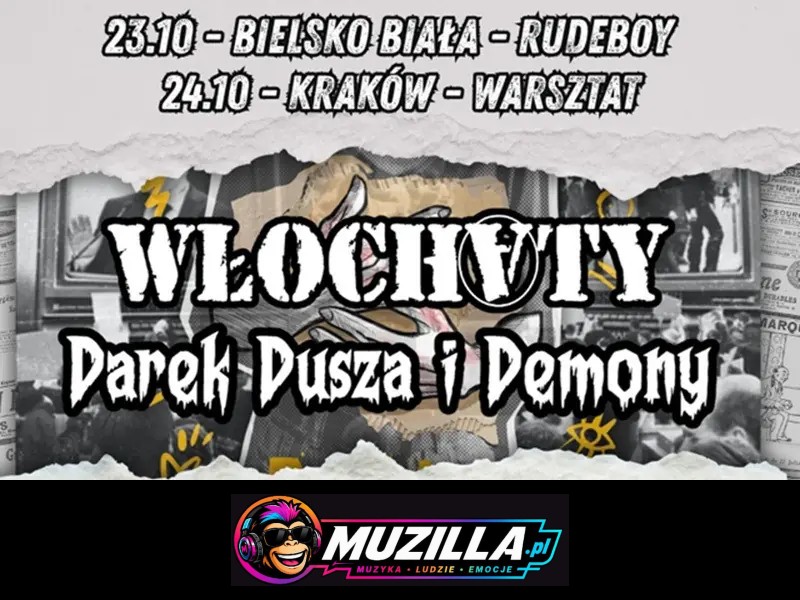 Włochaty & Darek Dusza i Demony/ Warsztat/ Kraków — Kraków — 24 października 2026
