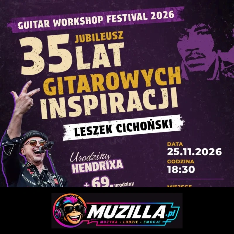 35 lat gitarowych inspiracji – Jubileusz Leszka Cichocińskiego — Wrocław — 25 listopada 2026