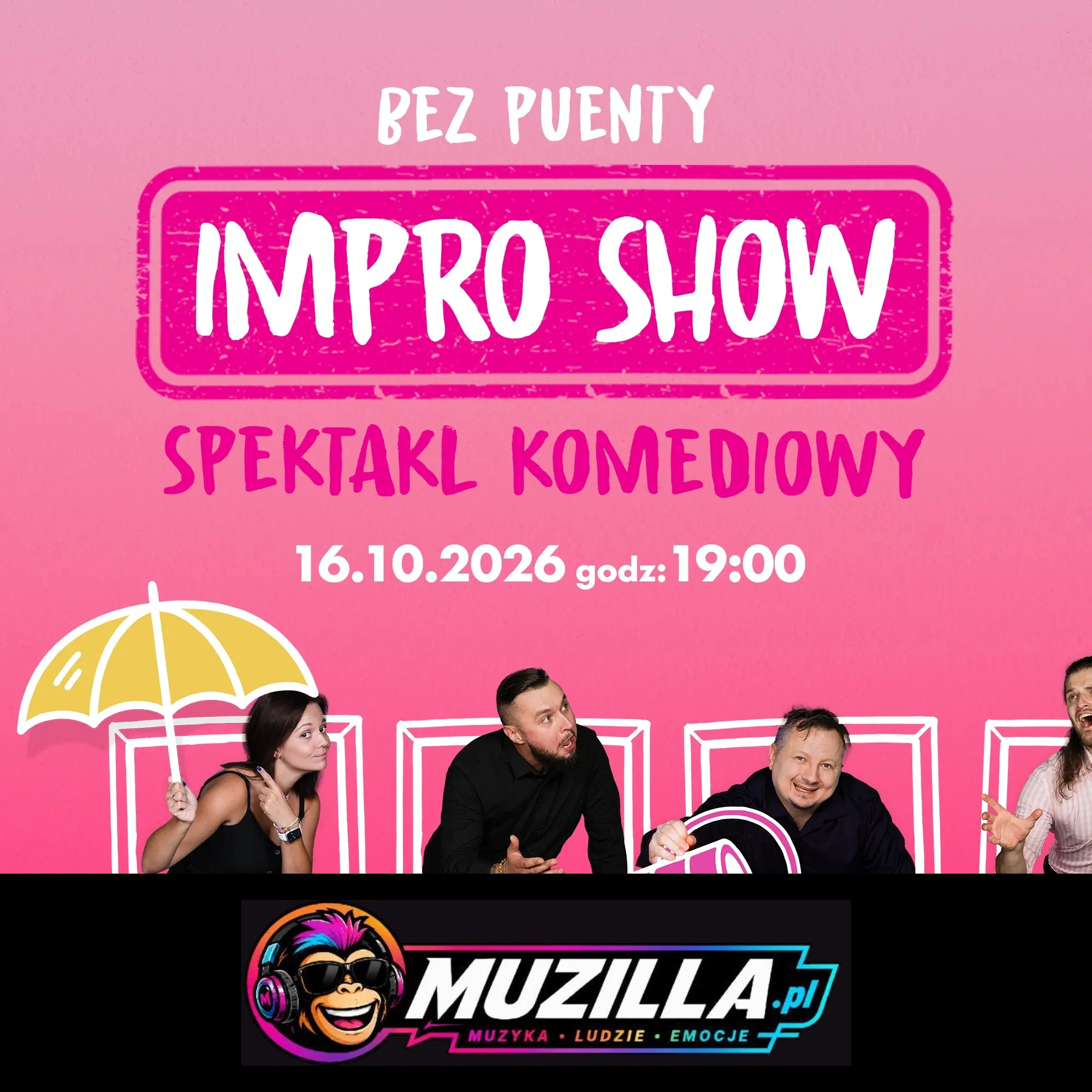 Bez Puenty Impro Show – spektakl komediowy — Mysłowice — 16 października 2026