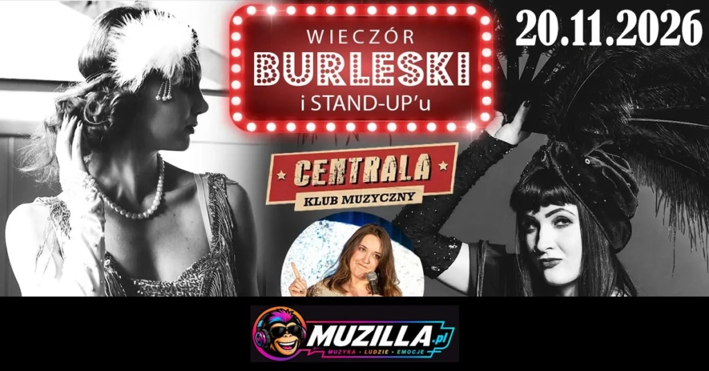 Burleska by Rose de Noir w klubie Centrala — Kołobrzeg — 20 listopada 2026