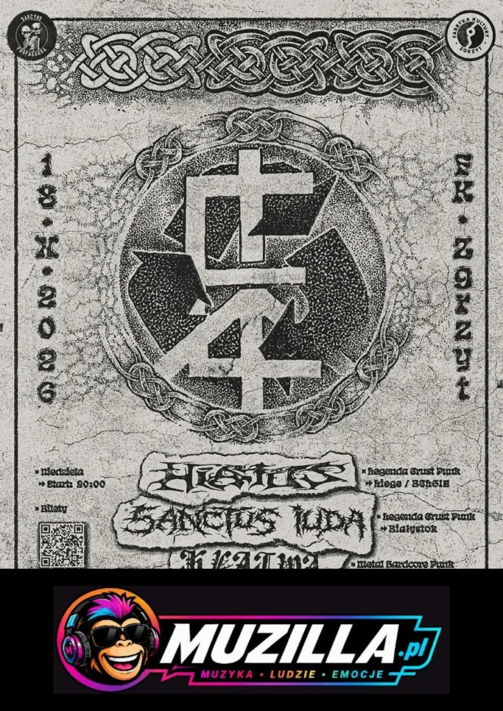 Crust Punk w Zgrzycie: HIATUS + SANCTUS IUDA + KLĄTWA — Lublin — 18 października 2026