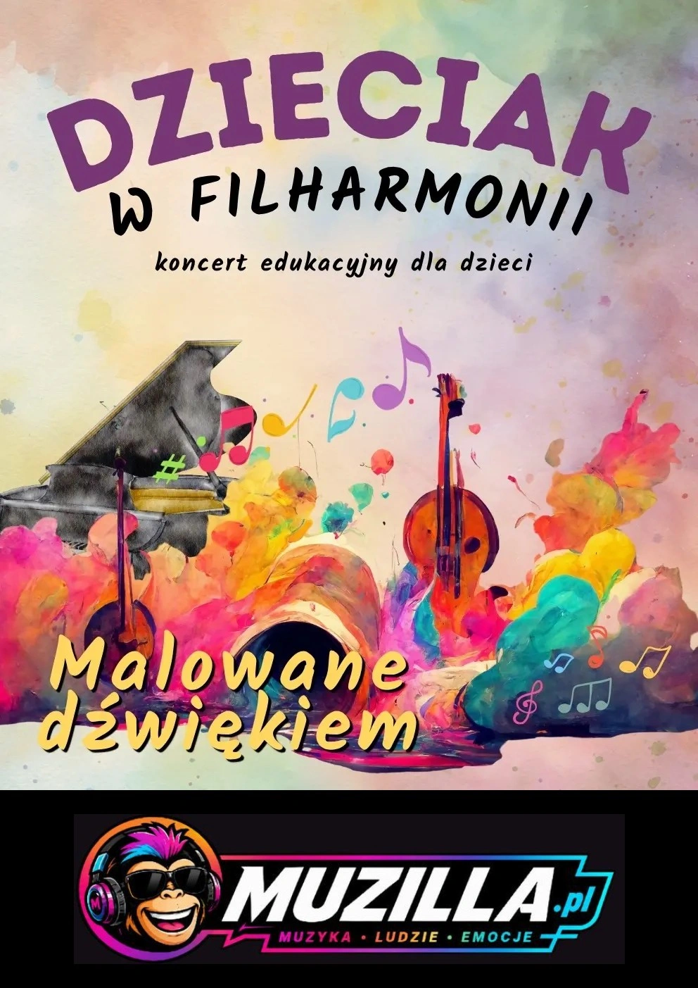 „Dzieciak w filharmonii” – koncert umuzykalniający dla dzieci — Orzesze — 13 października 2026