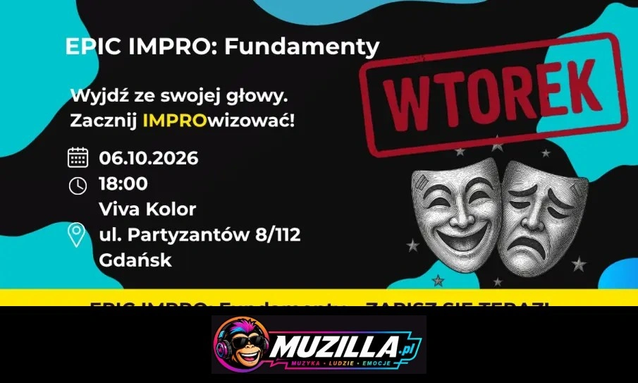 EPIC Impro Fundamenty Wtorek! — Gdańsk — 6 października 2026