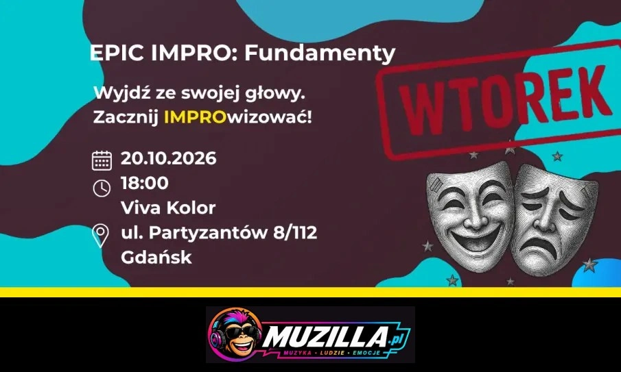 EPIC Impro Fundamenty Wtorek! — Gdańsk — 20 października 2026