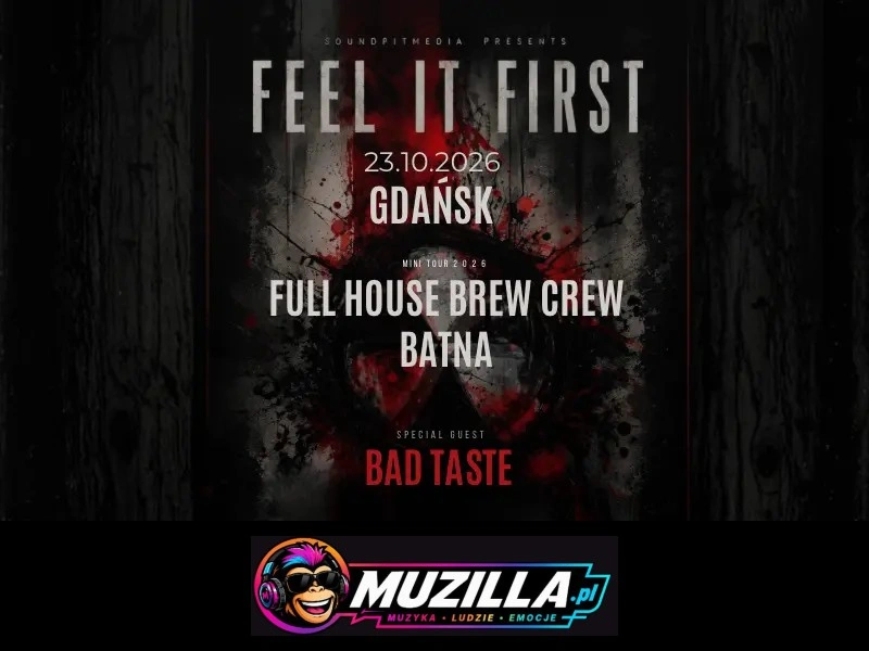 FEEL IT FIRST • MINI TOUR 2026 — Gdańsk — 23 października 2026