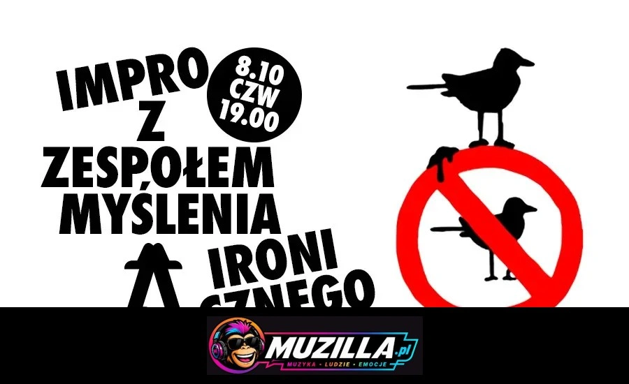 Klub Komediowy x Zespół Myślenia Ironicznego: Memy Zakazane — Warszawa — 8 października 2026
