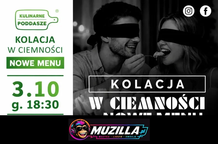 Kolacja w Ciemności – Spektakl kulinarny — Siedlce — 3 października 2026