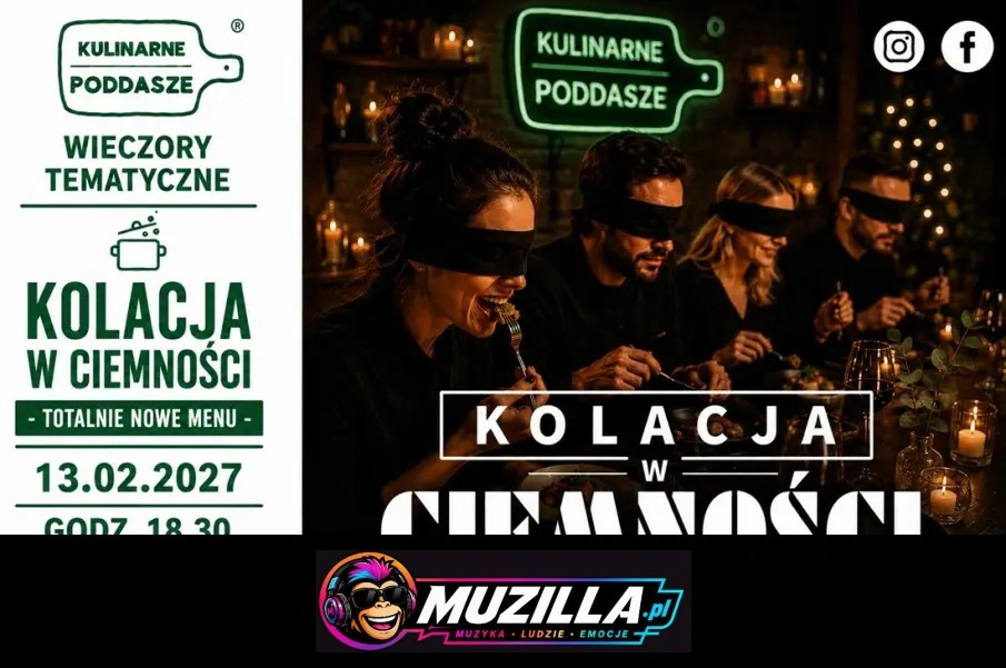 Kolacja w Ciemności – Spektakl kulinarny — Siedlce — 13 lutego 2027