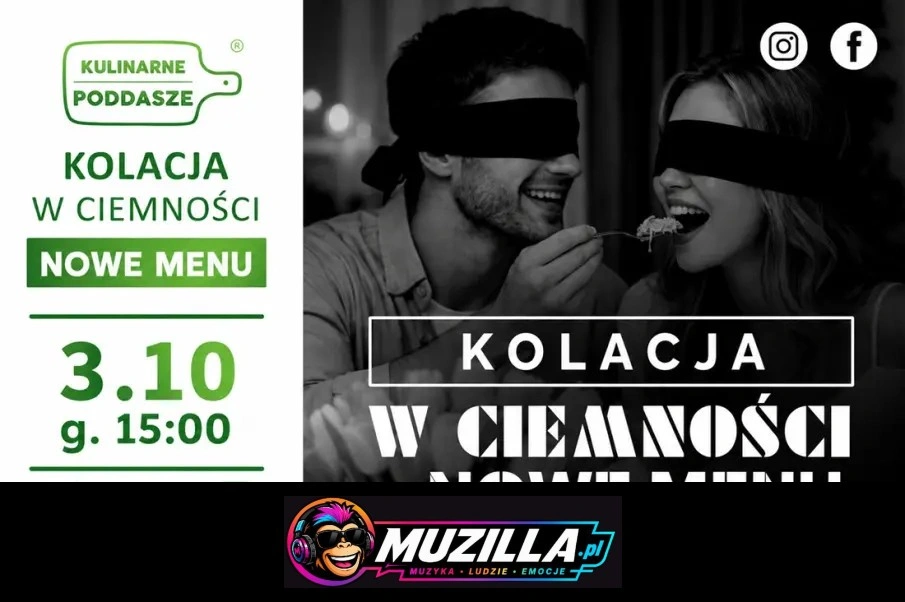 Kolacja w Ciemności – Spektakl kulinarny — Siedlce — 3 października 2026