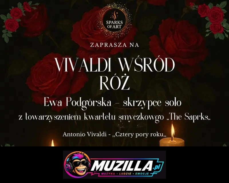 Koncert „Cztery pory roku” Antonio Vivaldiego wśród róż — Poznań — 22 listopada 2026