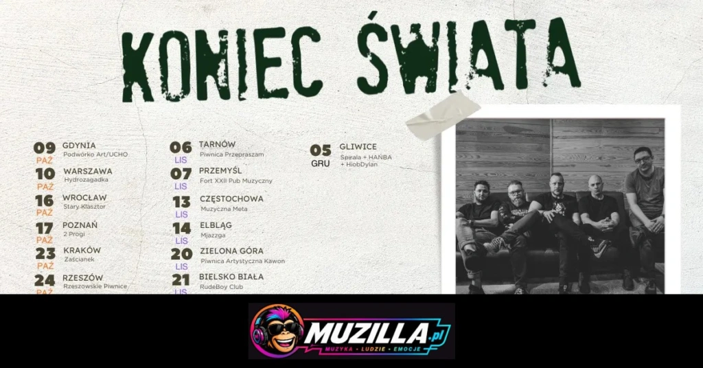 Koncert – Koniec Świata + Weathermen – the Band — Gdynia — 9 października 2026
