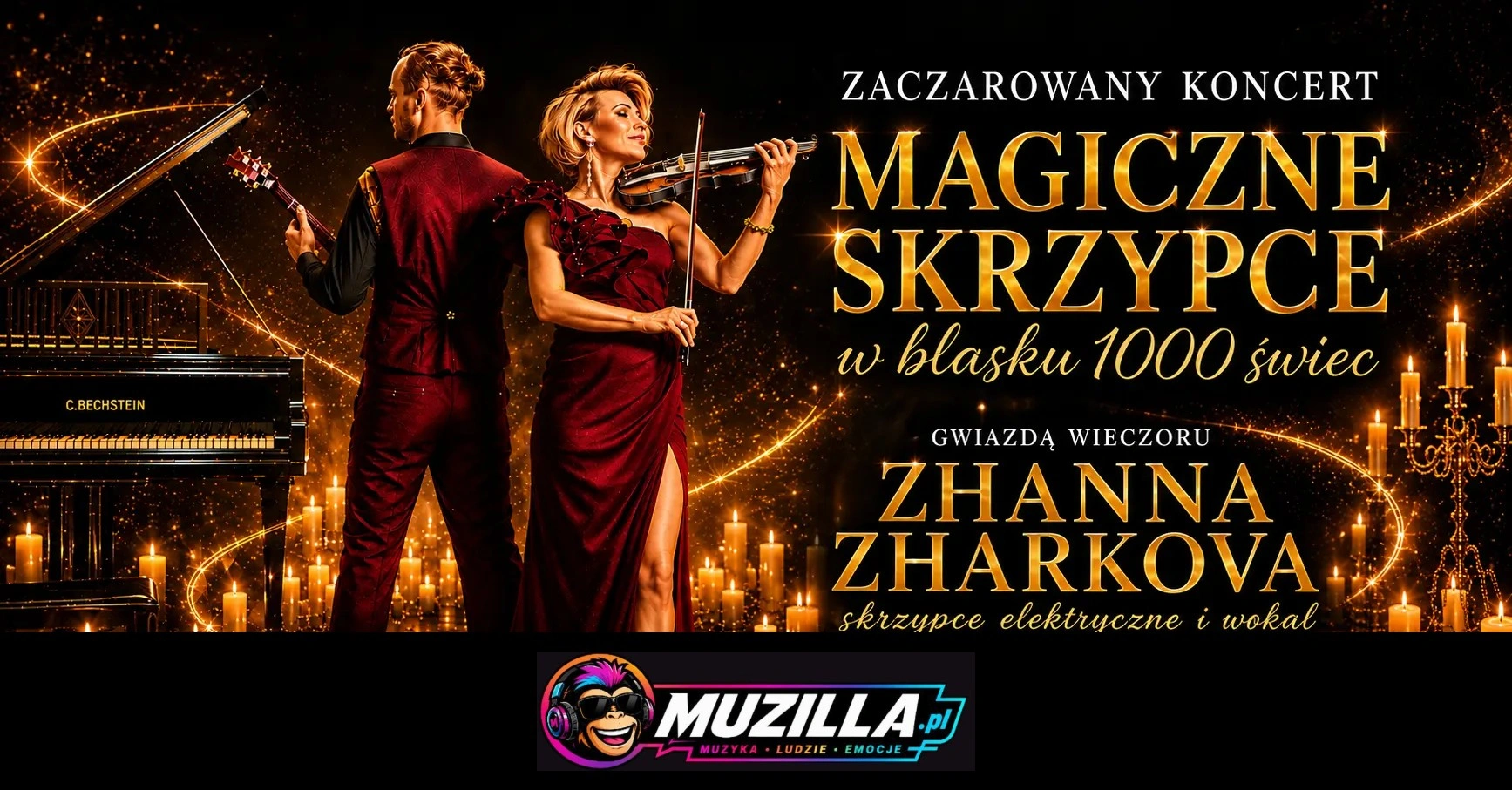 Magiczne Skrzypce w blasku 1000 Świec — Końskie — 21 listopada 2026
