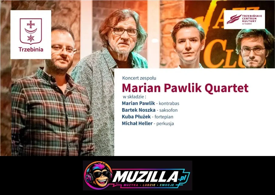 Marian Pawlik Quartet w Piwnicy pod Baranami — Kraków — 15 października 2026