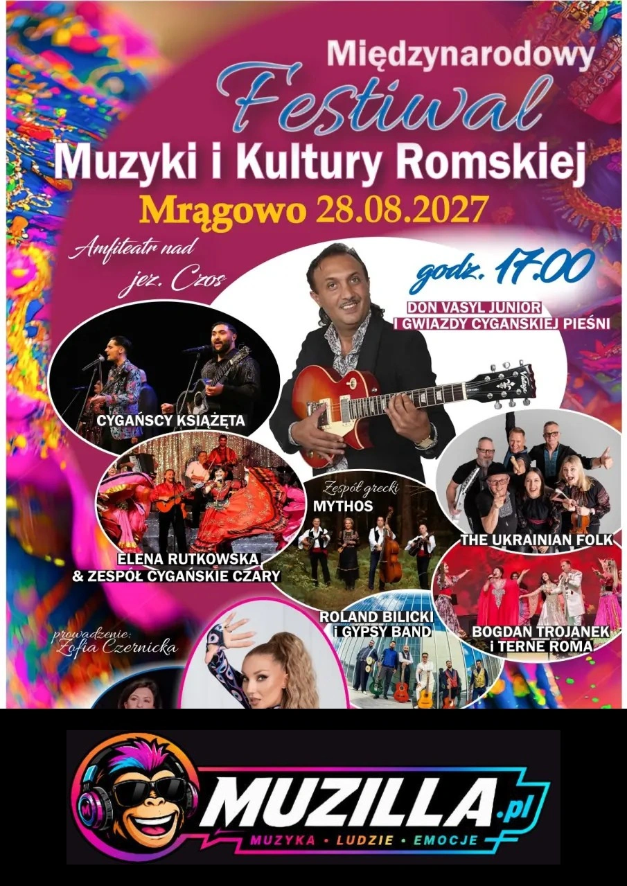 Międzynarodowy Festiwal Kulturyi Muzyki Romskiej — Mrągowo — 28 sierpnia 2027