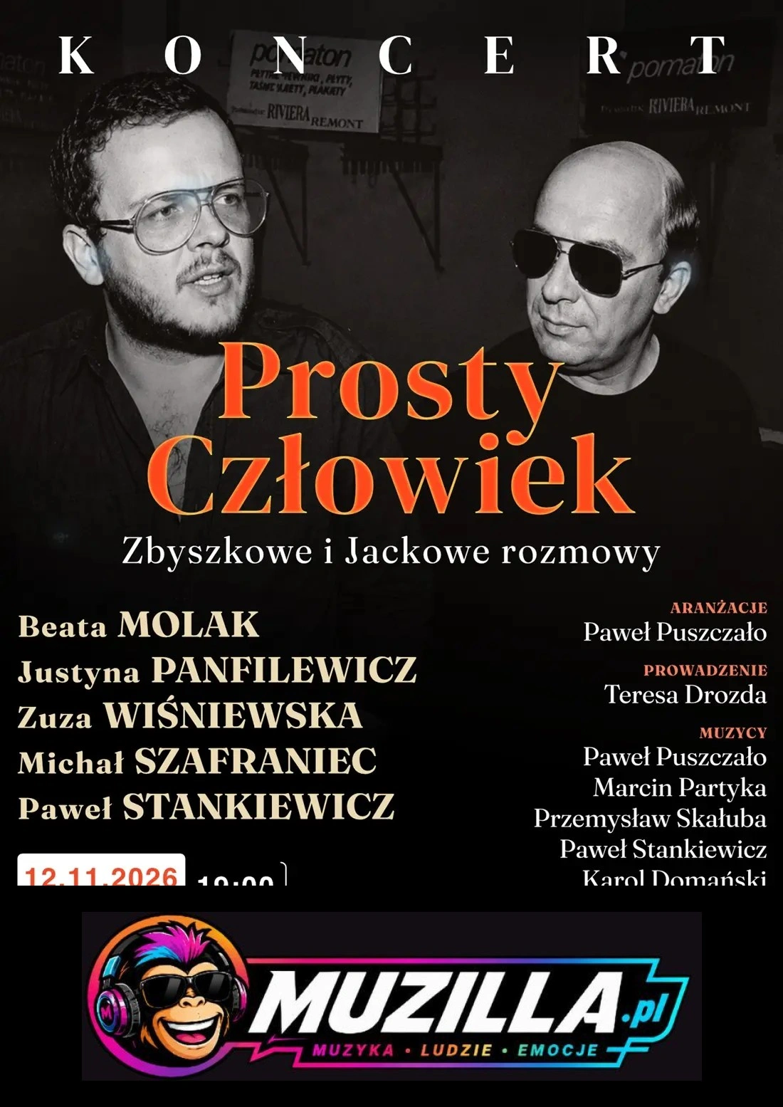 Molak, Panfilewicz, Wiśniewska, Szafraniec, Stankiewicz i Paweł Puszczało Kwintet — Warszawa — 12 listopada 2026