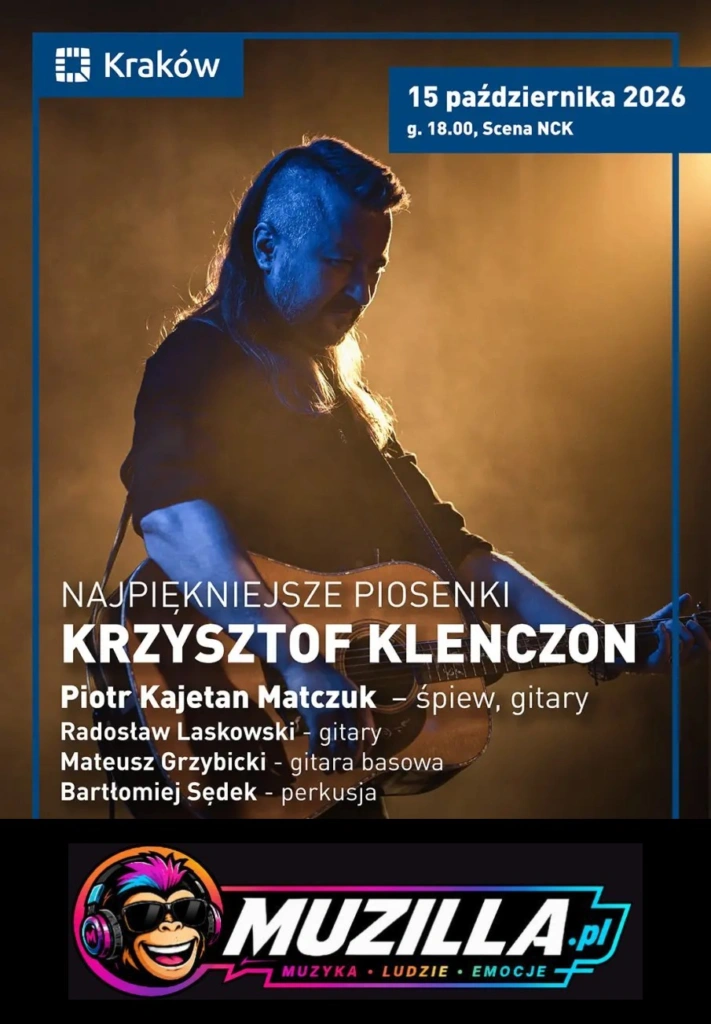 Najpiękniejsze Piosenki: Krzysztof Klenczon – Zespół Piramidy — Kraków — 15 października 2026