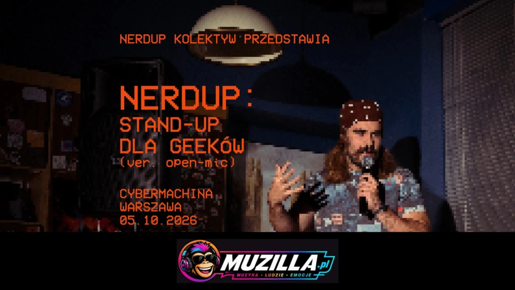 Nerd-up: stand-up dla geeków – ft. Open Mic — Warszawa — 5 października 2026