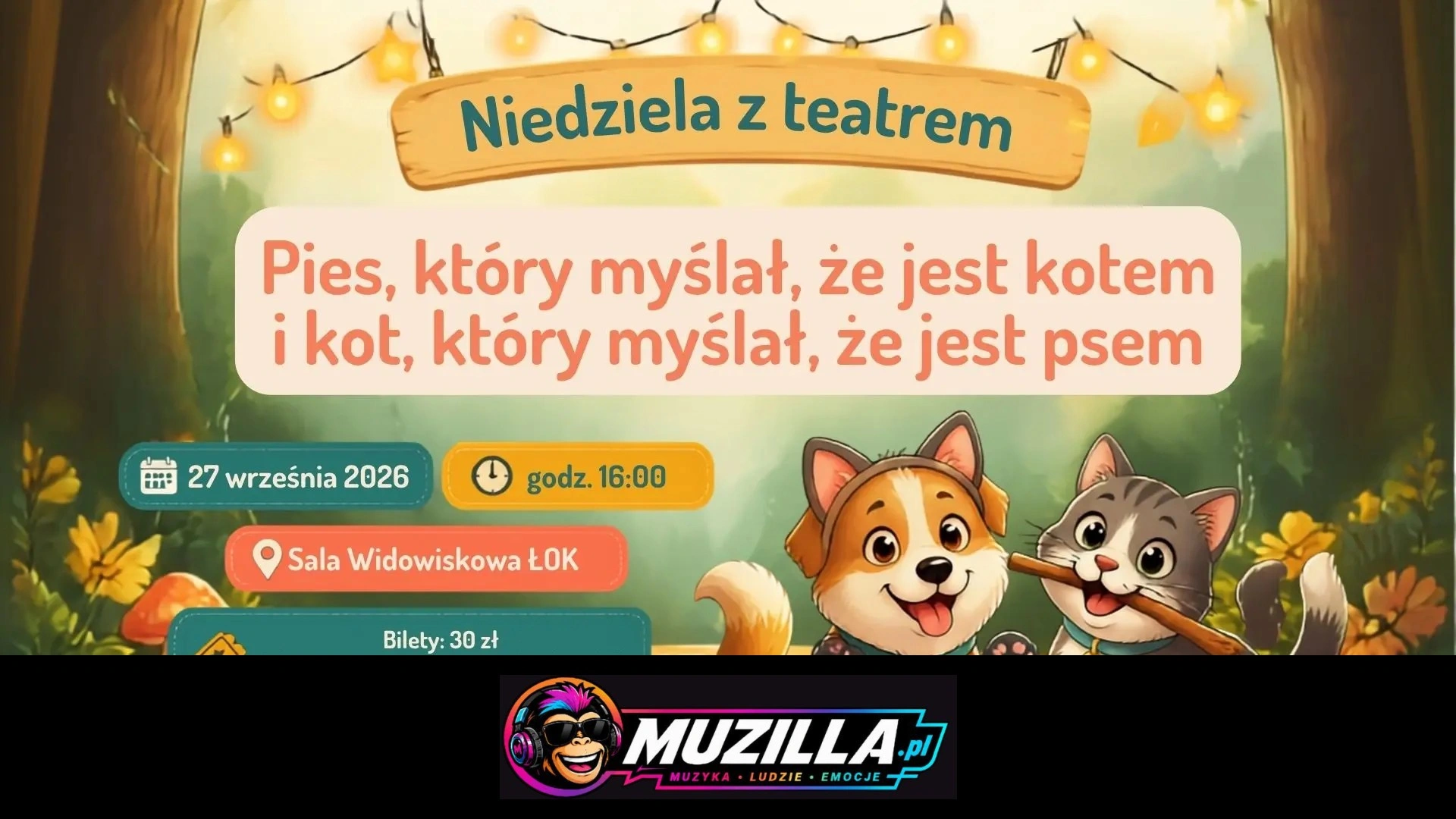Niedziela z teatrem w ŁOK. — Łuków — 27 września 2026