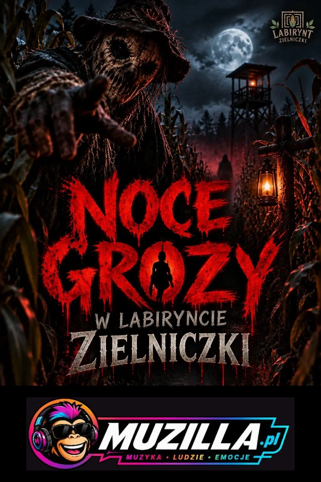 Noce grozy w Labiryncie Zielniczki — Zielniczki — 24 października 2026
