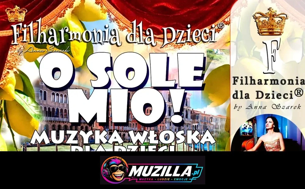O SOLE MIO! Dla Dzieci 2-7! MUZYKA WŁOSKA DLA DZIECI! — Kraków — 11 października 2026