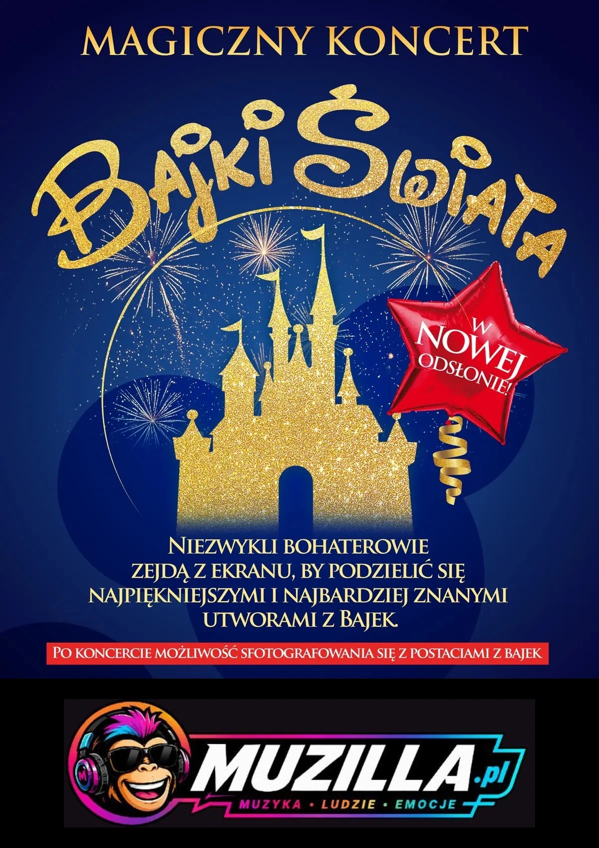 Ogólnopolski bestseller koncertowy – „Magiczny Koncert – Bajki Świata” — Piotrków Trybunalski — 7 listopada 2026