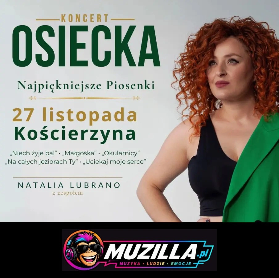 Okularnicy, Damą być, Wariatka, Dobranoc panowie i wiele innych — Kościerzyna — 27 listopada 2026
