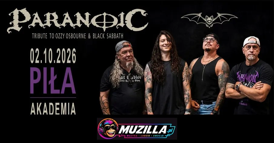 Paranoic Tribute to Ozzy Osbourne & Black Sabbath — Piła — 2 października 2026