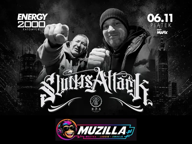 PEJA & DJ. DECKS ★ SLUMS ATTACK ★ ENERGY 2000 KATOWICE 06.11 — Katowice — 6 listopada 2026