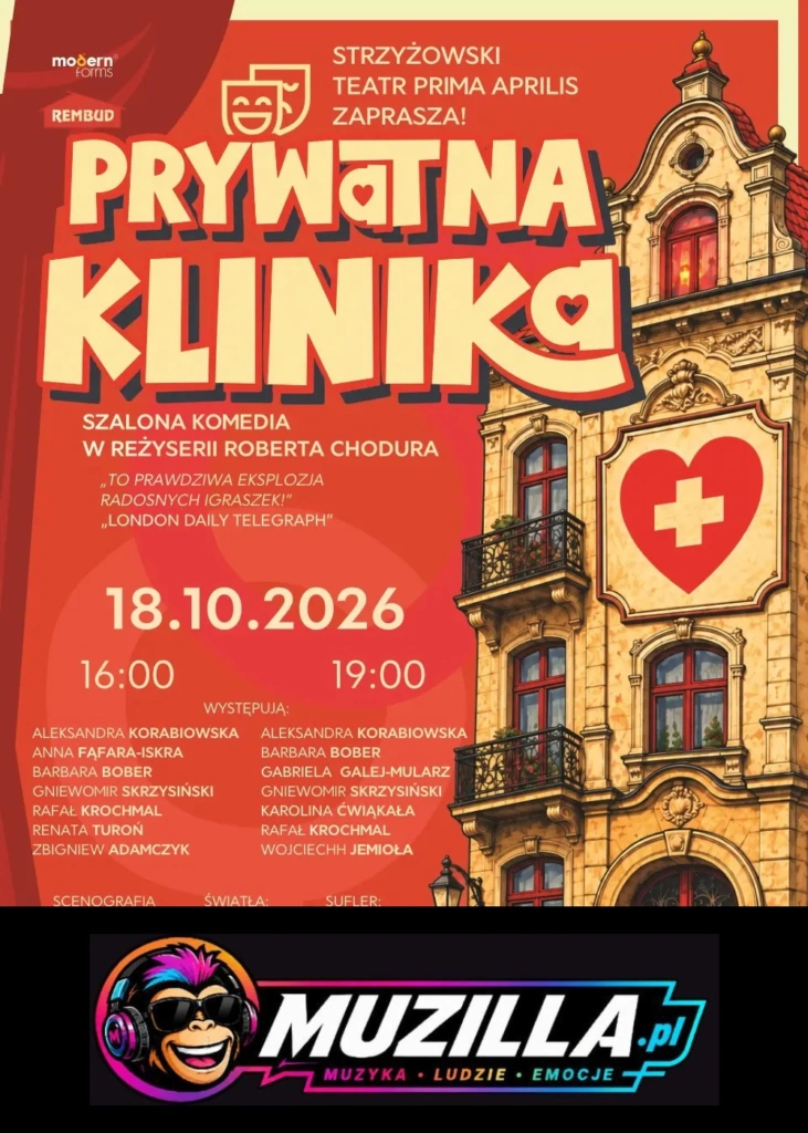 Prywatna Klinika – Strzyżowski Teatr Prima Aprilis — Strzyżów — 18 października 2026