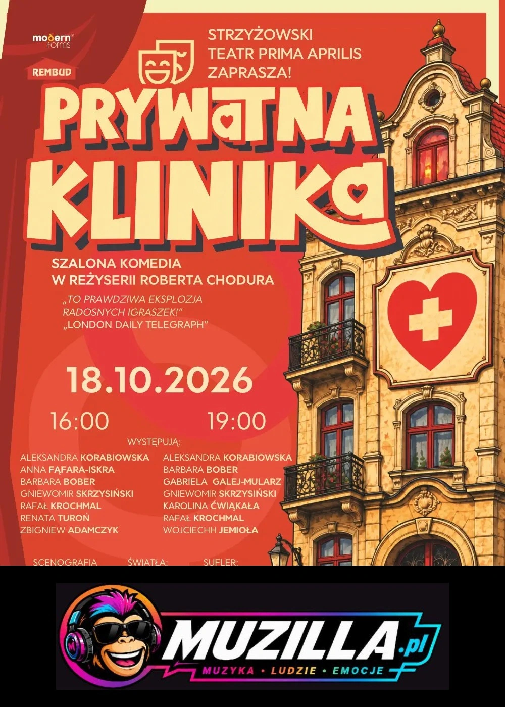 Prywatna Klinika – Strzyżowski Teatr Prima Aprilis — Strzyżów — 18 października 2026