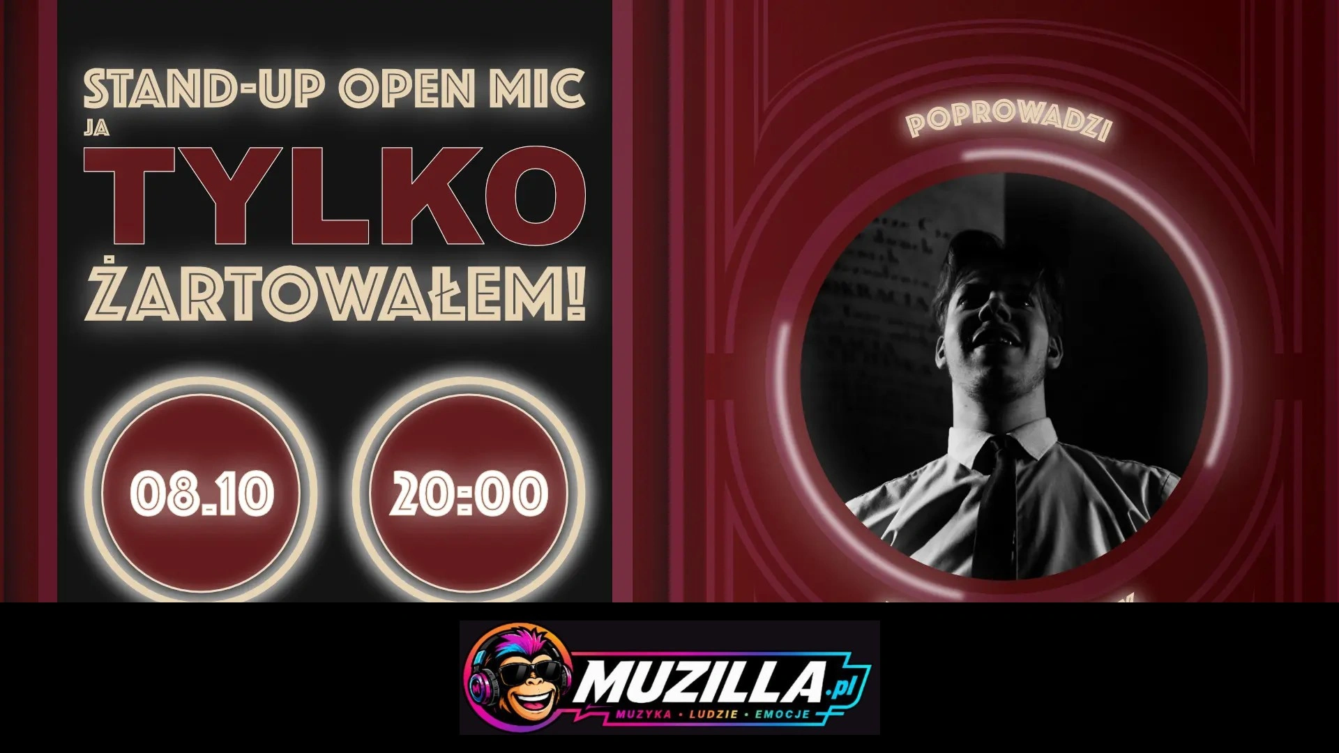 Stand-Up Open Mic — Łódź — 8 października 2026