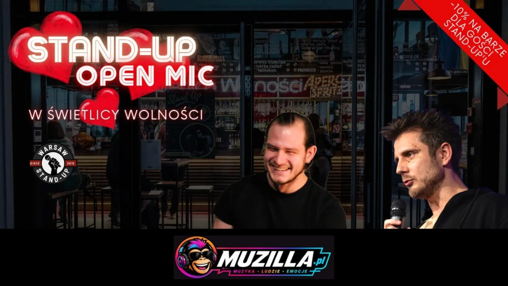 Stand-up Open mic – Warsaw Stand-up x Kamil&Marcin — Warszawa — 25 września 2026