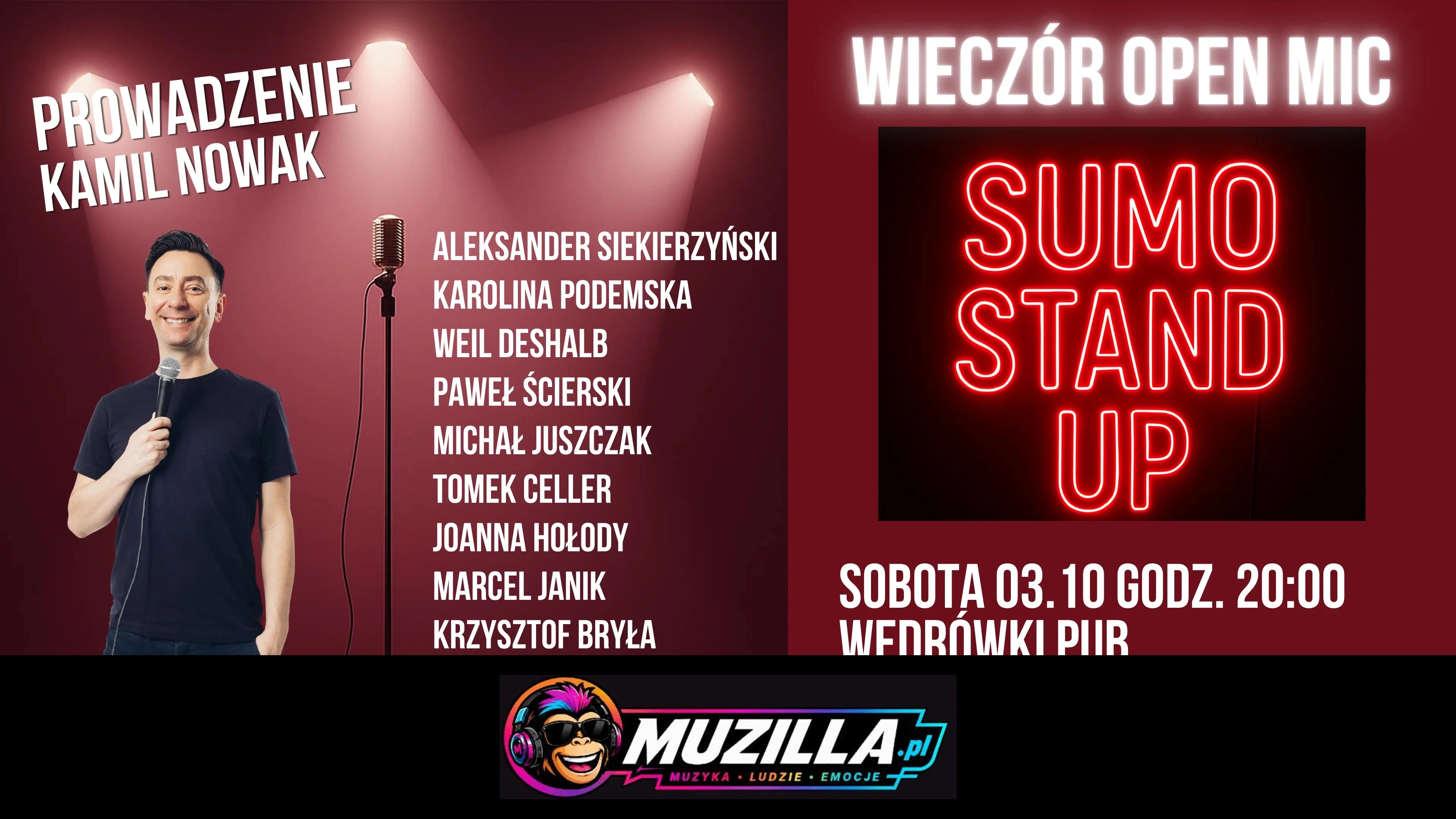 SUMO – Stand-Up Mic Open — Wrocław — 3 października 2026