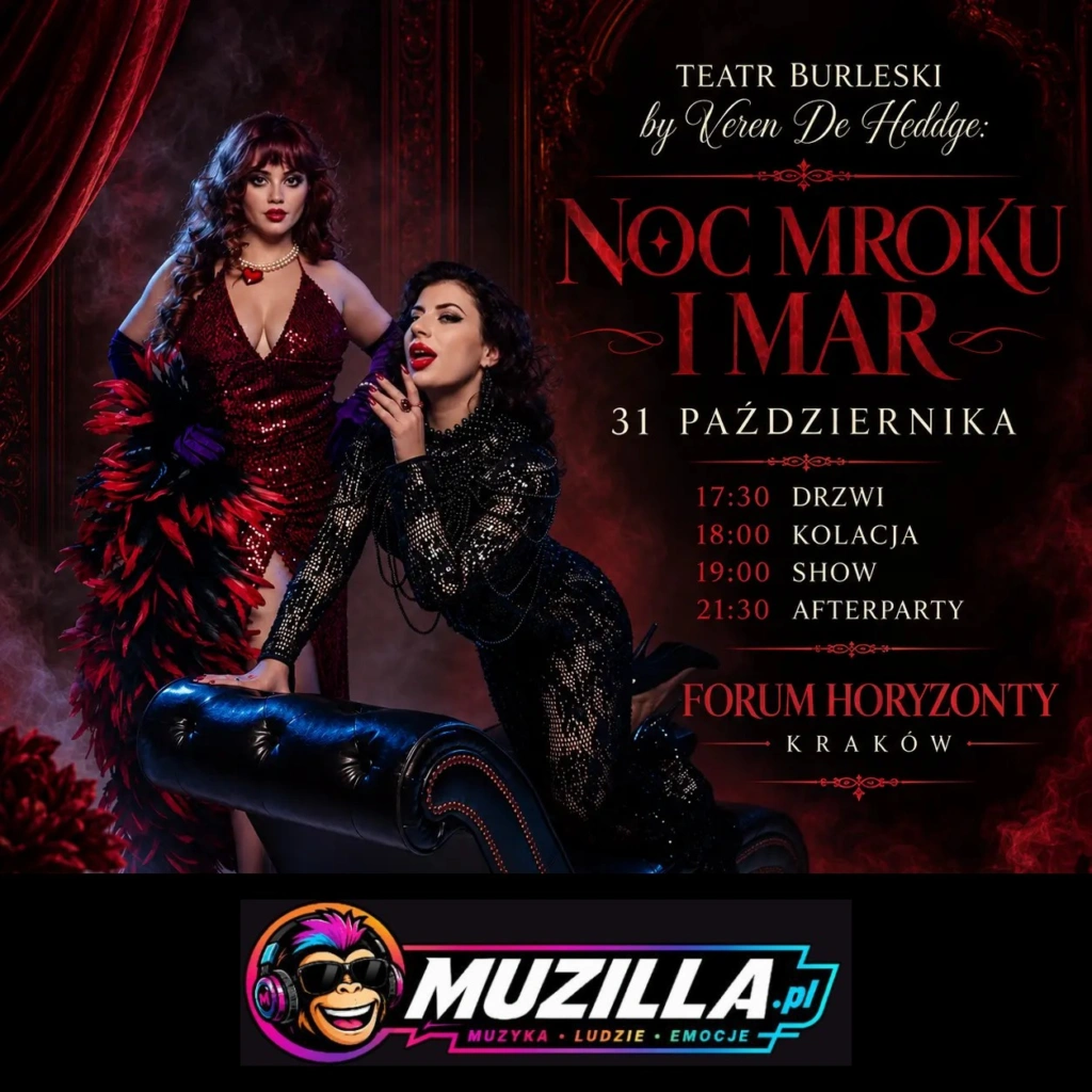 Teatr Burleski by Veren De Heddge: Noc Mroku i Mar — Kraków — 31 października 2026