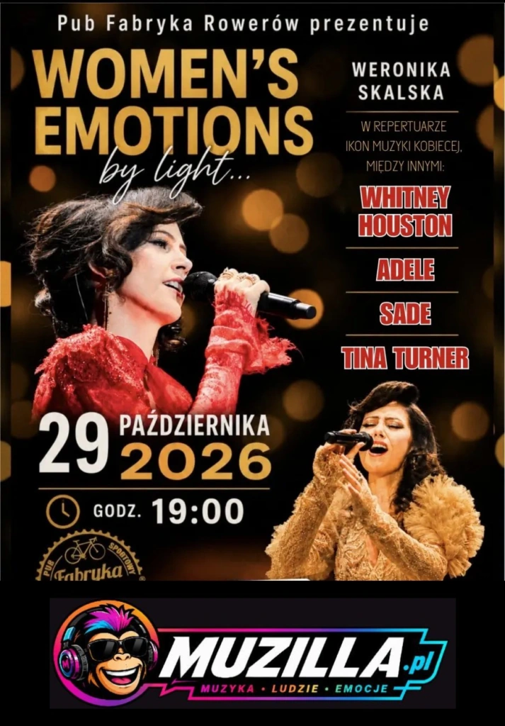 Women’s Emotions by Light – koncert Weroniki Skalskiej — Częstochowa — 29 października 2026