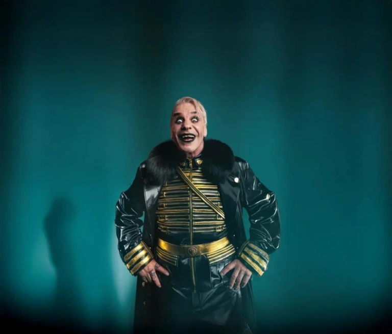 Till Lindemann, solowy wokalista i frontman Rammstein, portret promocyjny
