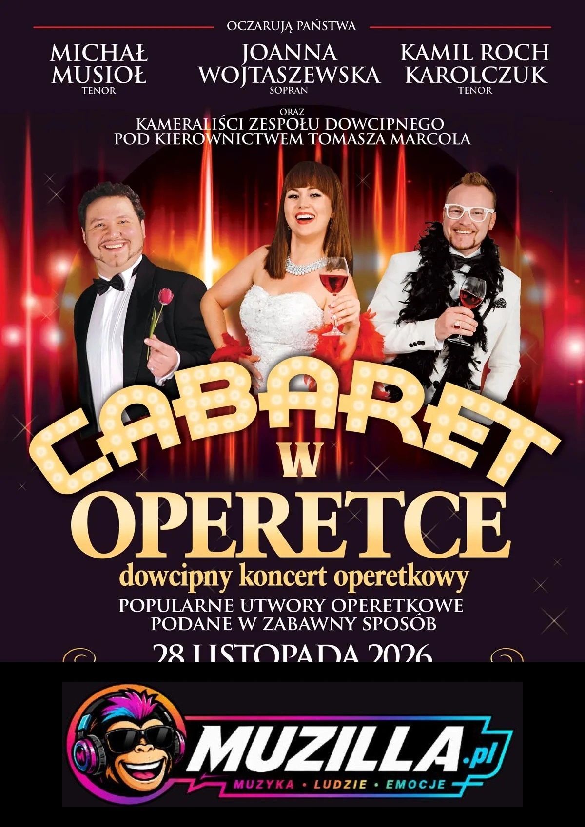 „Cabaret w Operetce” – Operetka, jakiej jeszcze nie było! — Błonie — 28 listopada 2026
